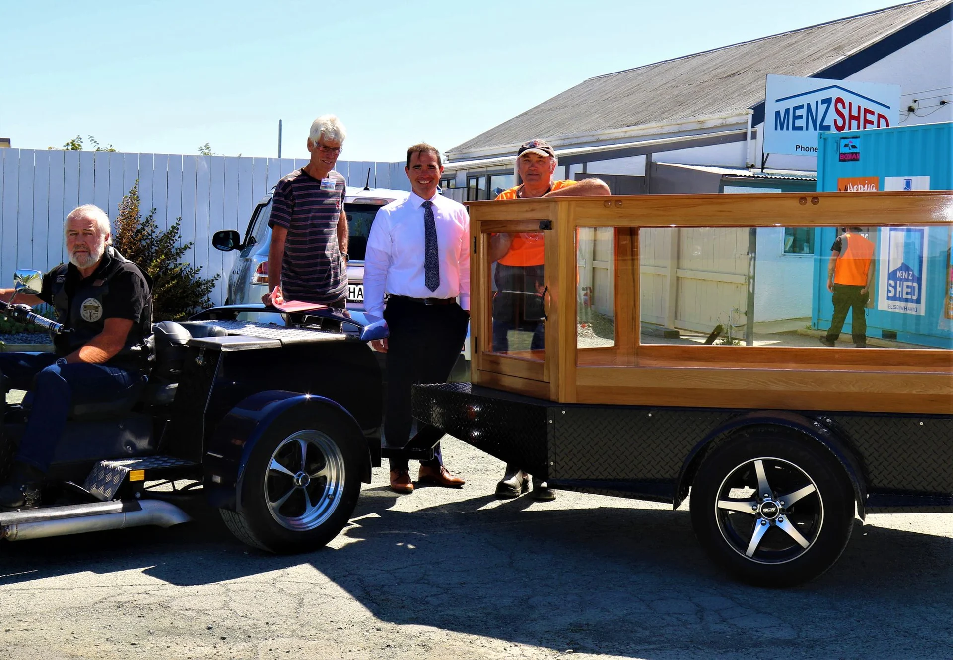 ‘Trailer hearse’ offers different spin on funerals