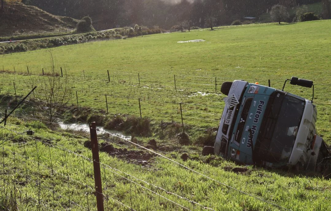 Fuel tanker rolls in Brightwater