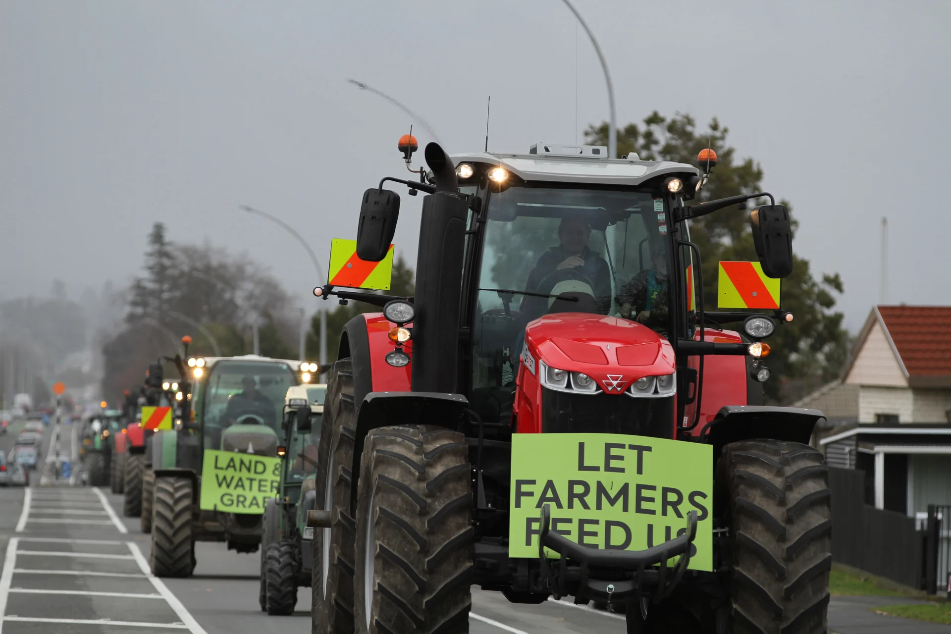 Rural protest hits CBD