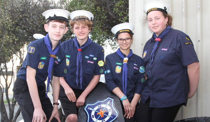Sea Scouts challenged to go ‘extra, extra mile’