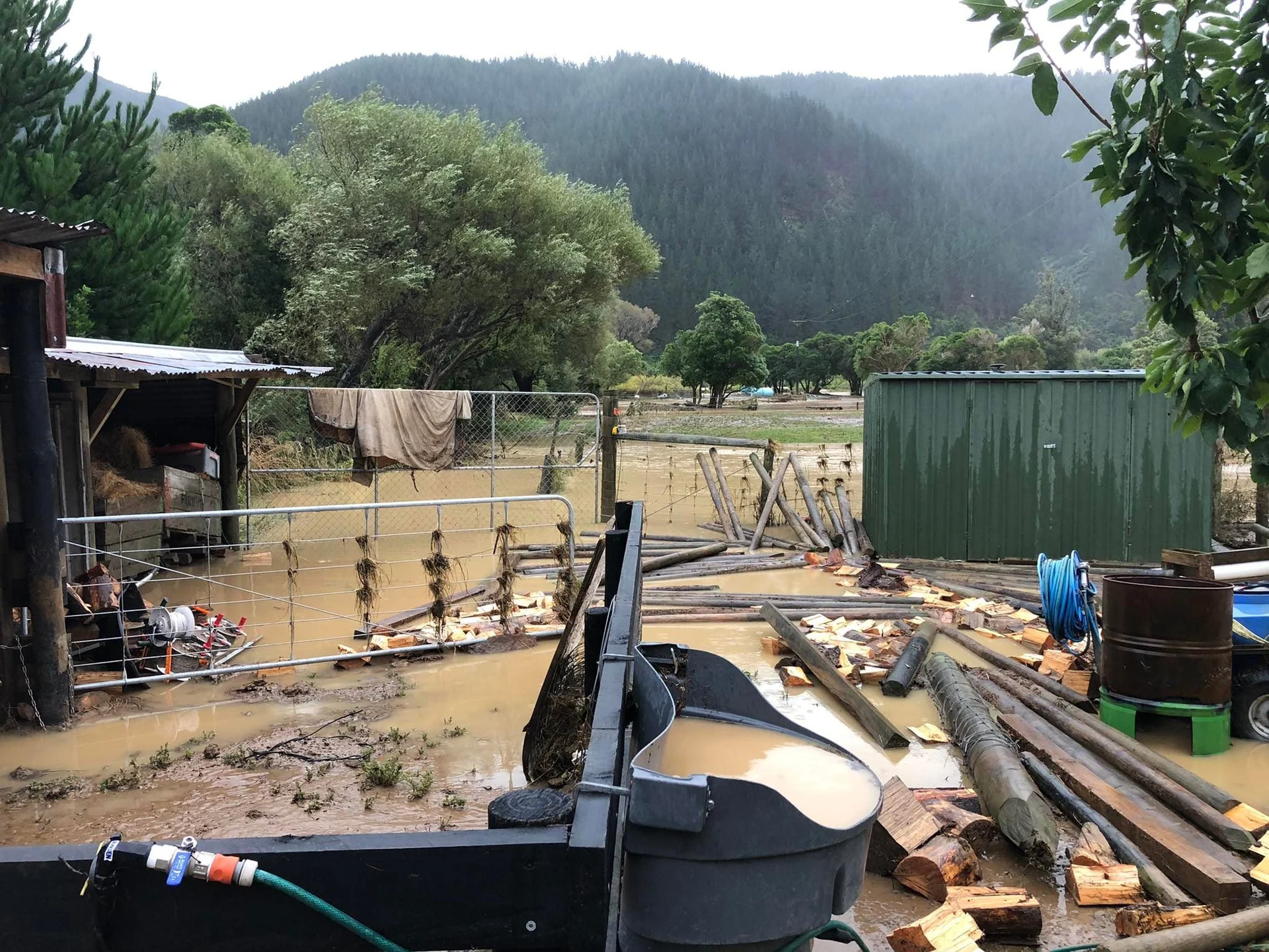 Heavy rain devastates