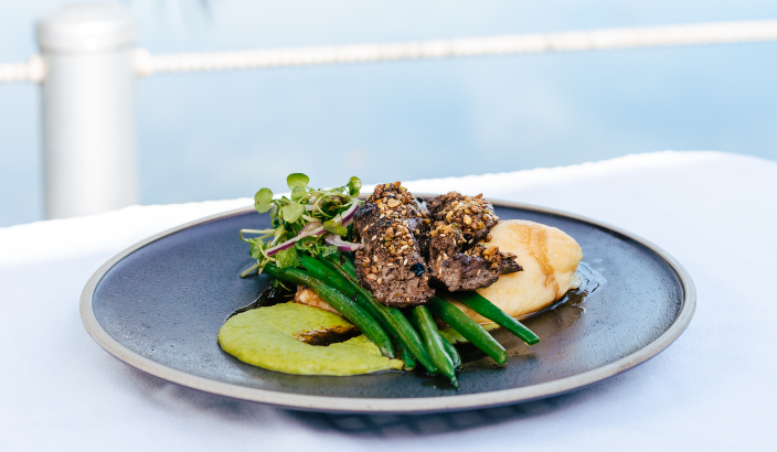 Pistachio Crust Lamb Loin