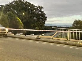 Whakatu Drive closed to allow railing repair