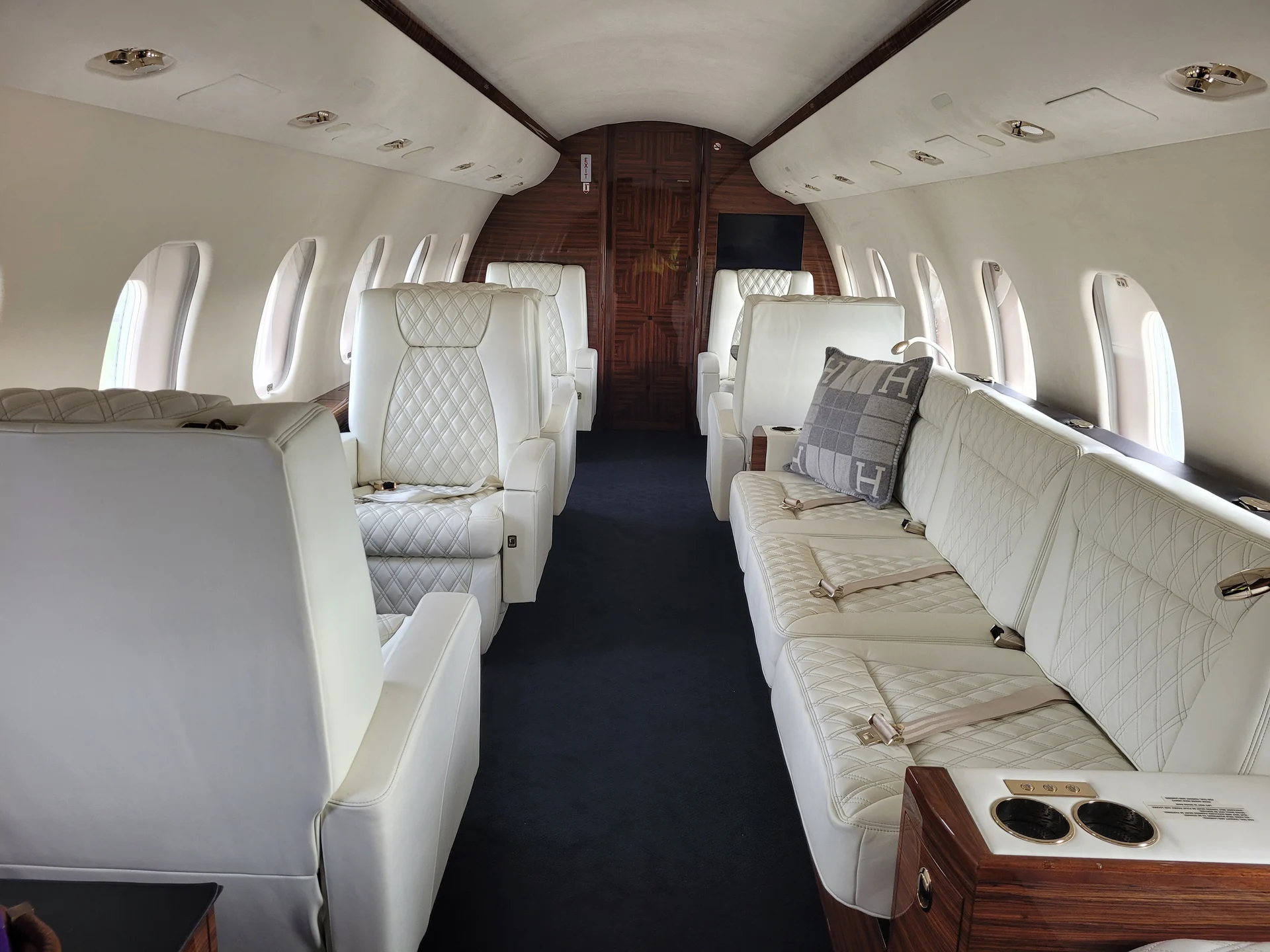 Luxury plane gets refit in Nelson