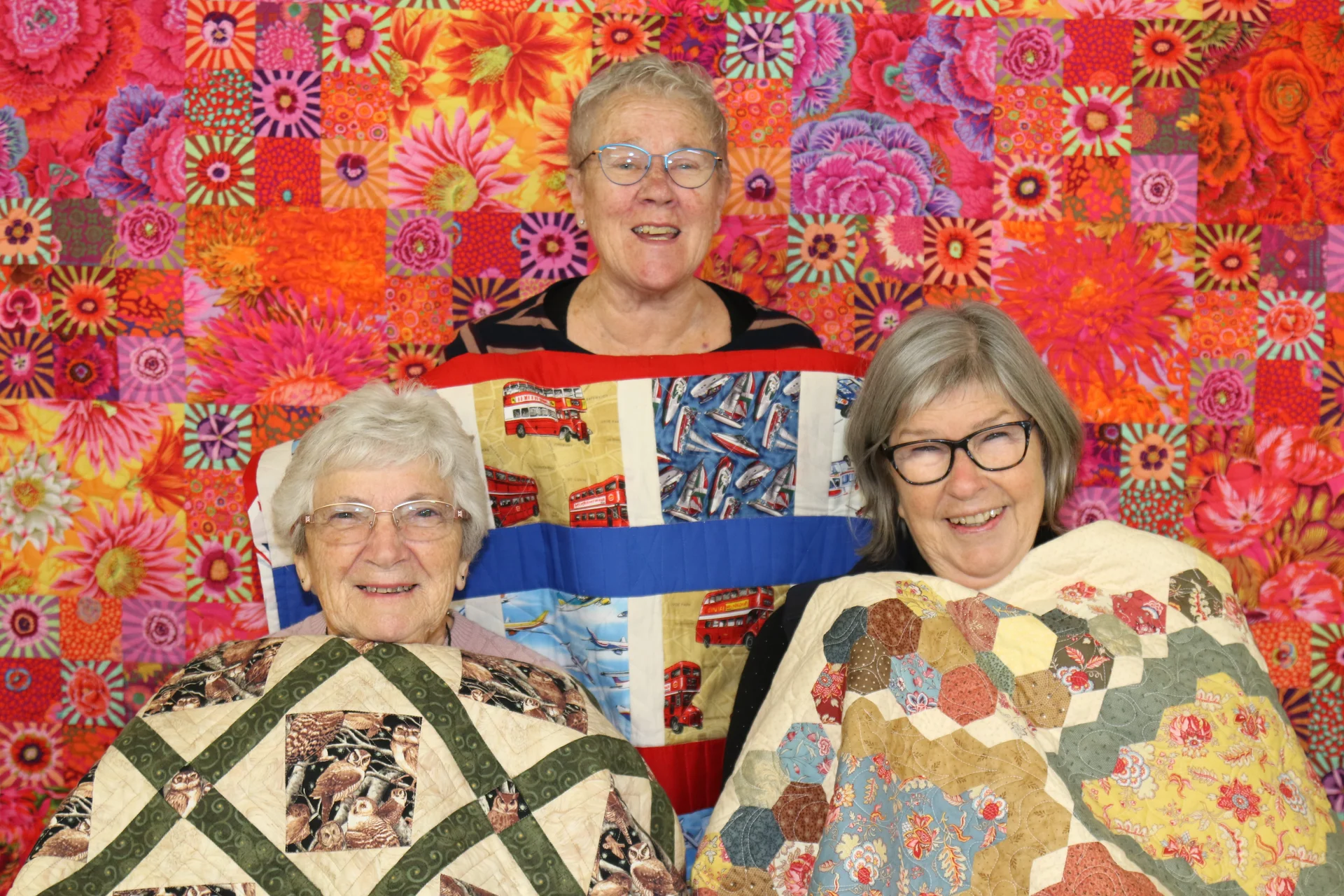 A colourful weekend for local quilting ladies
