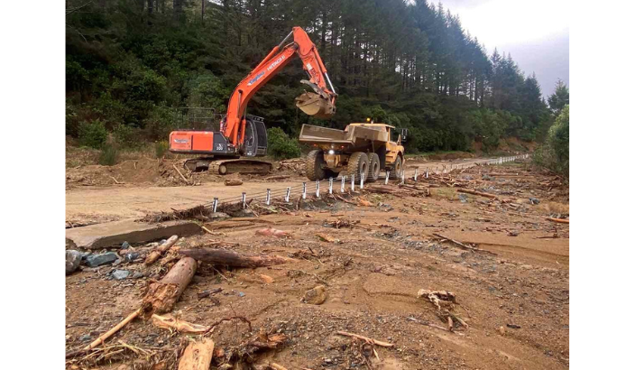 Cleanup begins as rain subsides