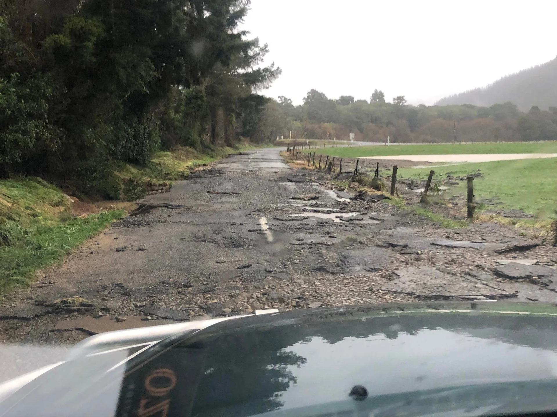 Farmers forced to dump milk as floods block roads