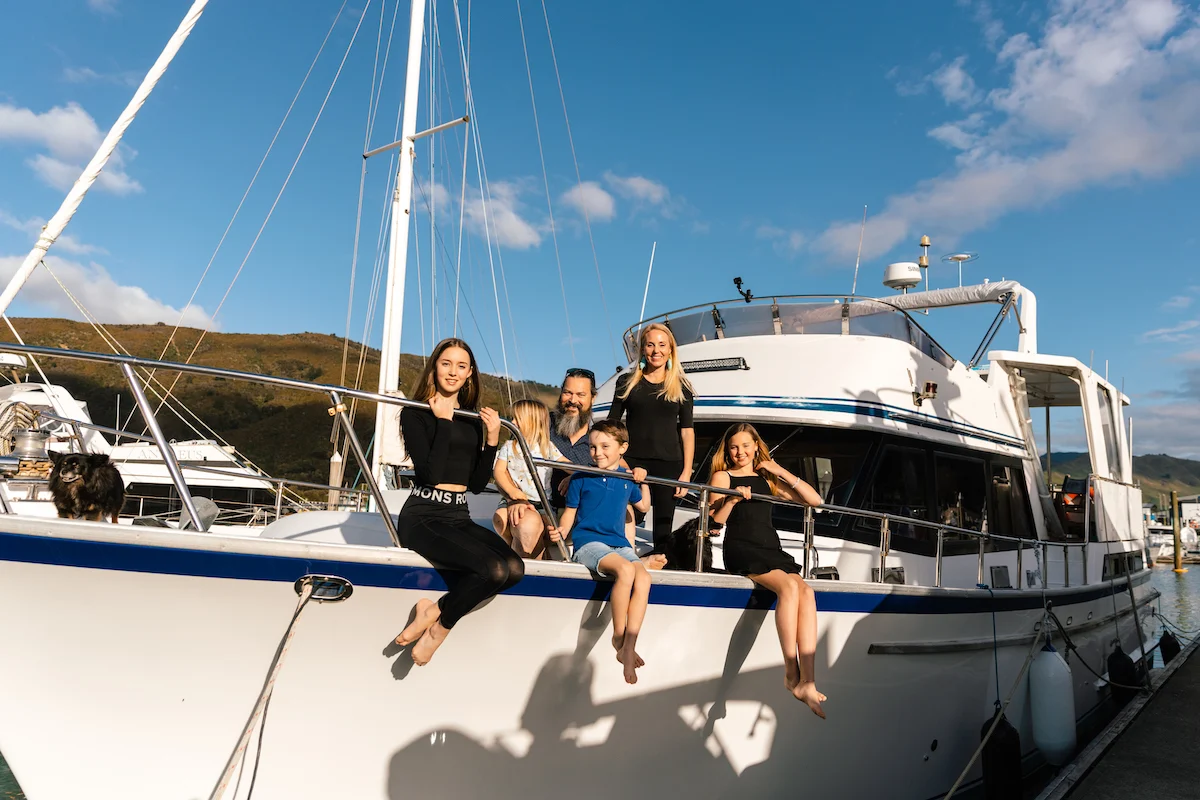 Taking family life to the sea