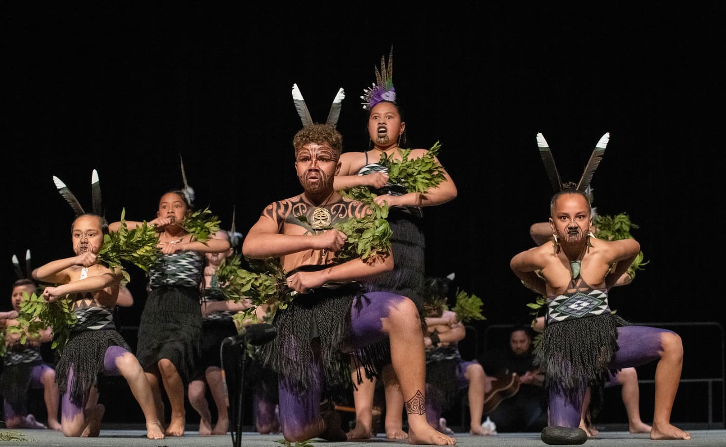 Tamariki shine in kapa haka comp