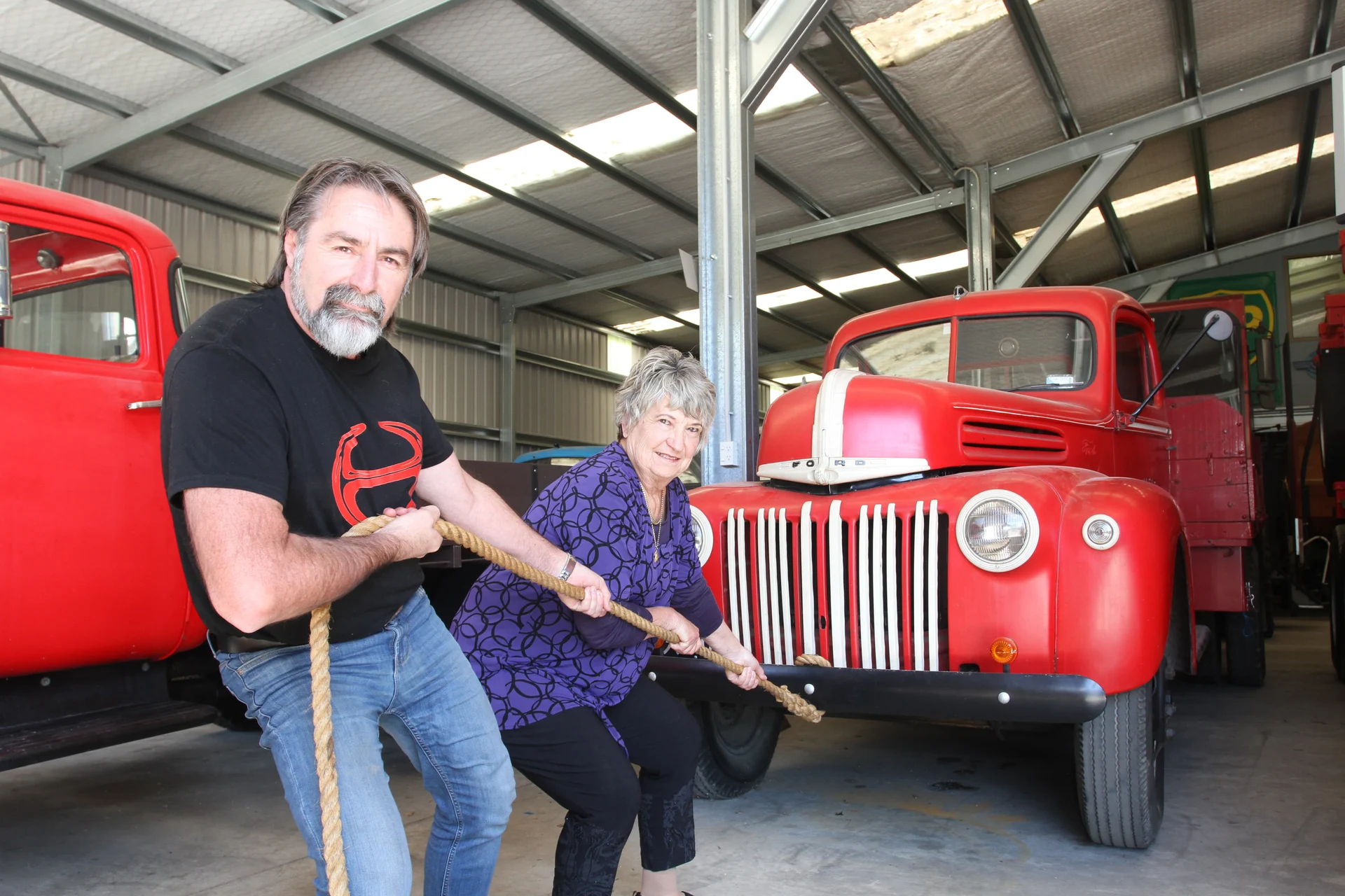 Tug-a-truck at Transport Fest