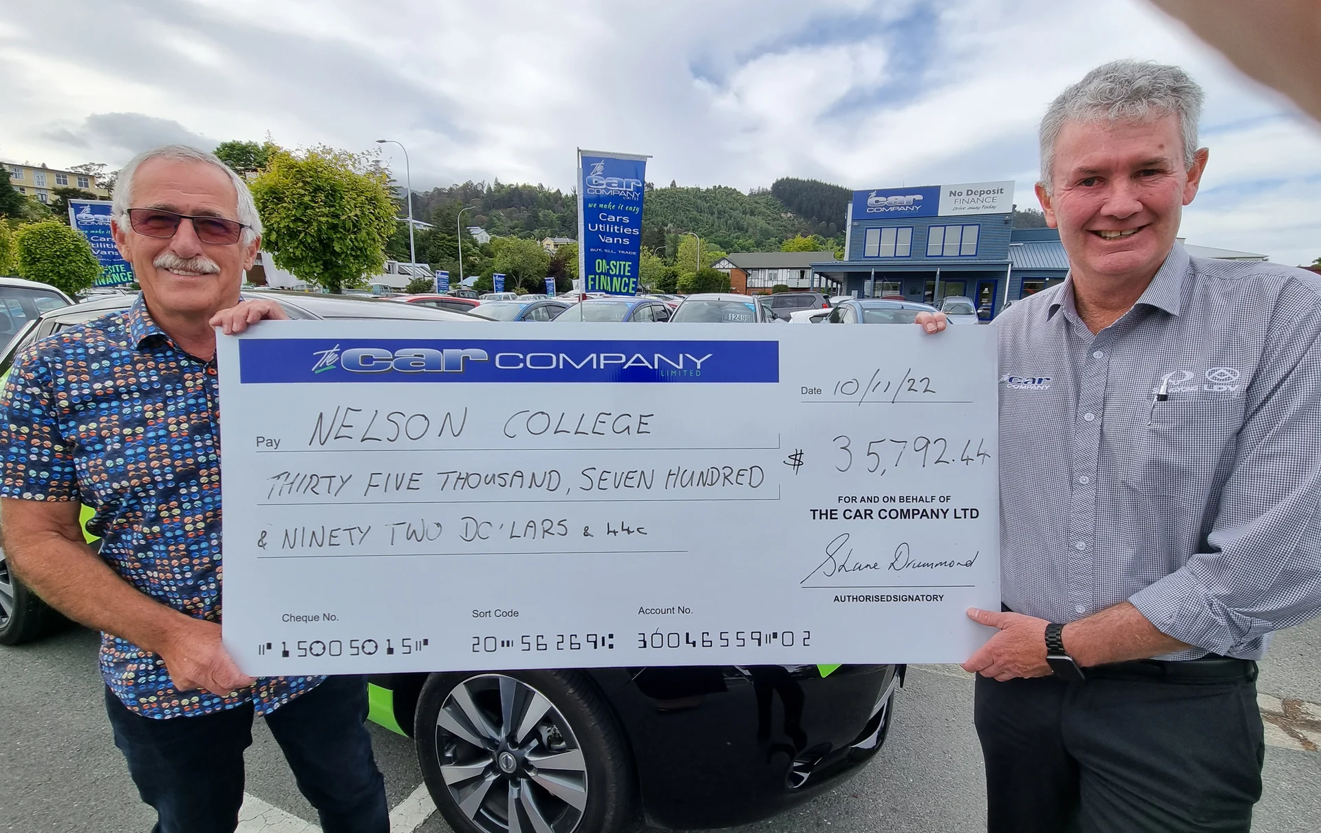 $35k raised for college front field maintenance