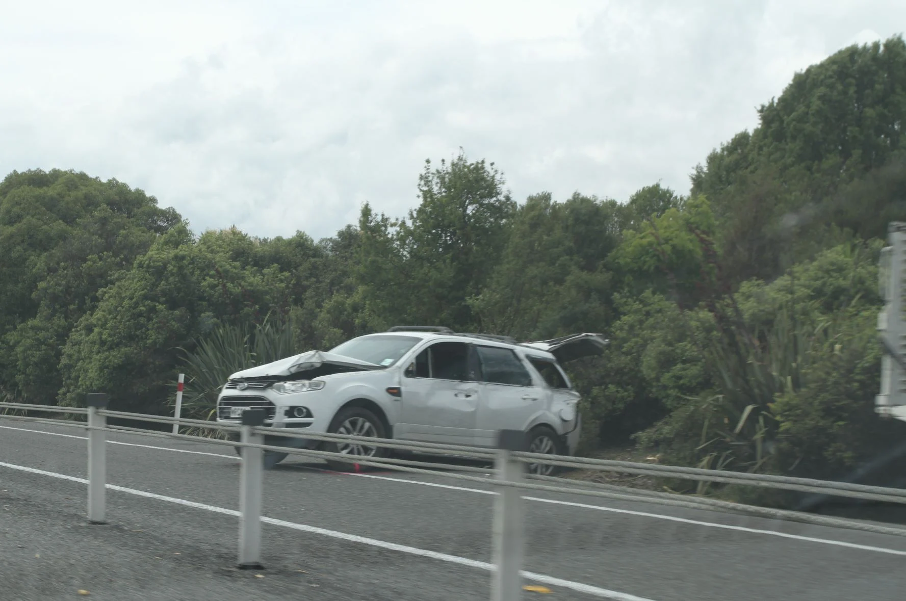 Person left in serious condition after crash