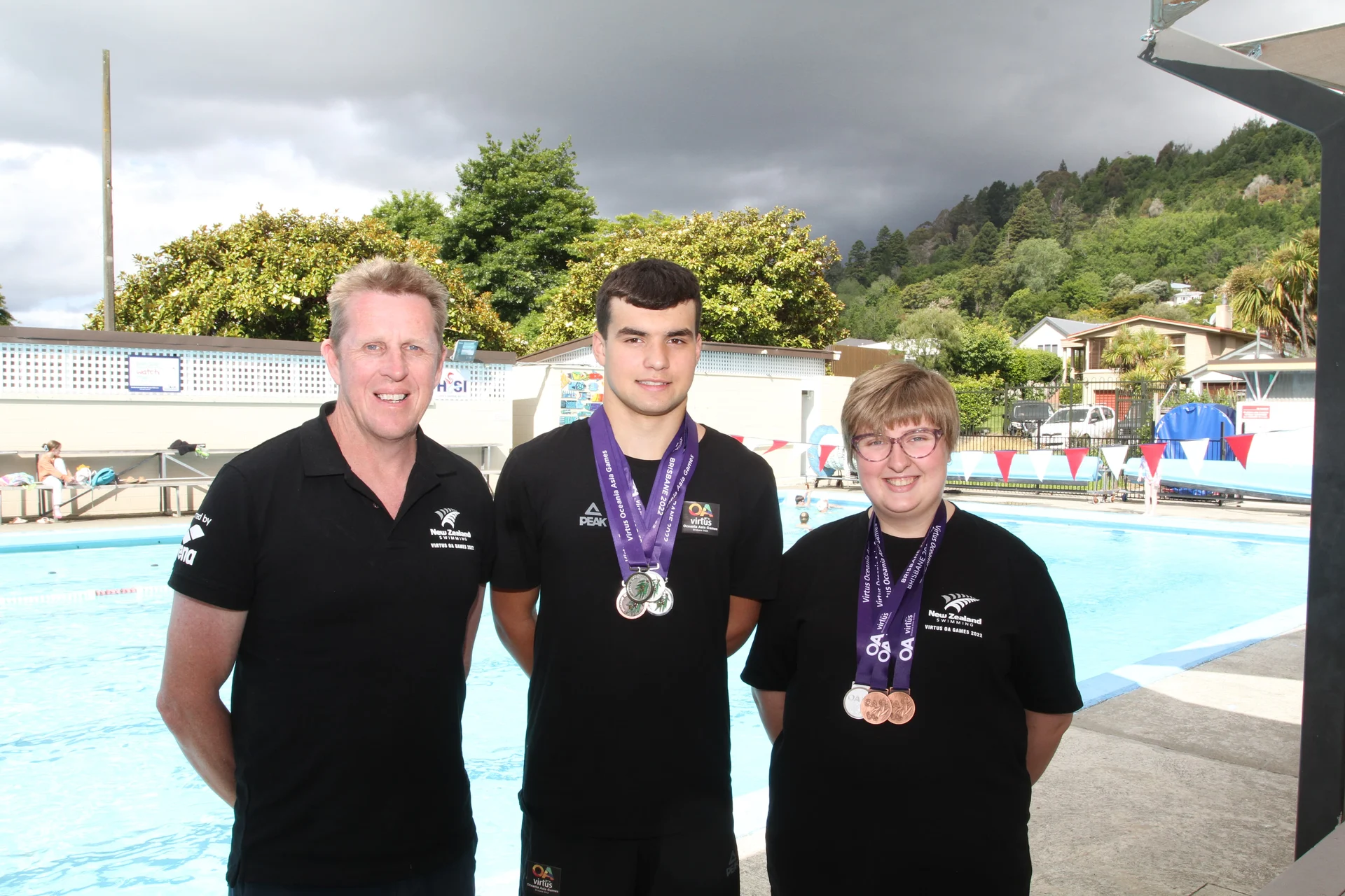 Nelson swimmers shine at games