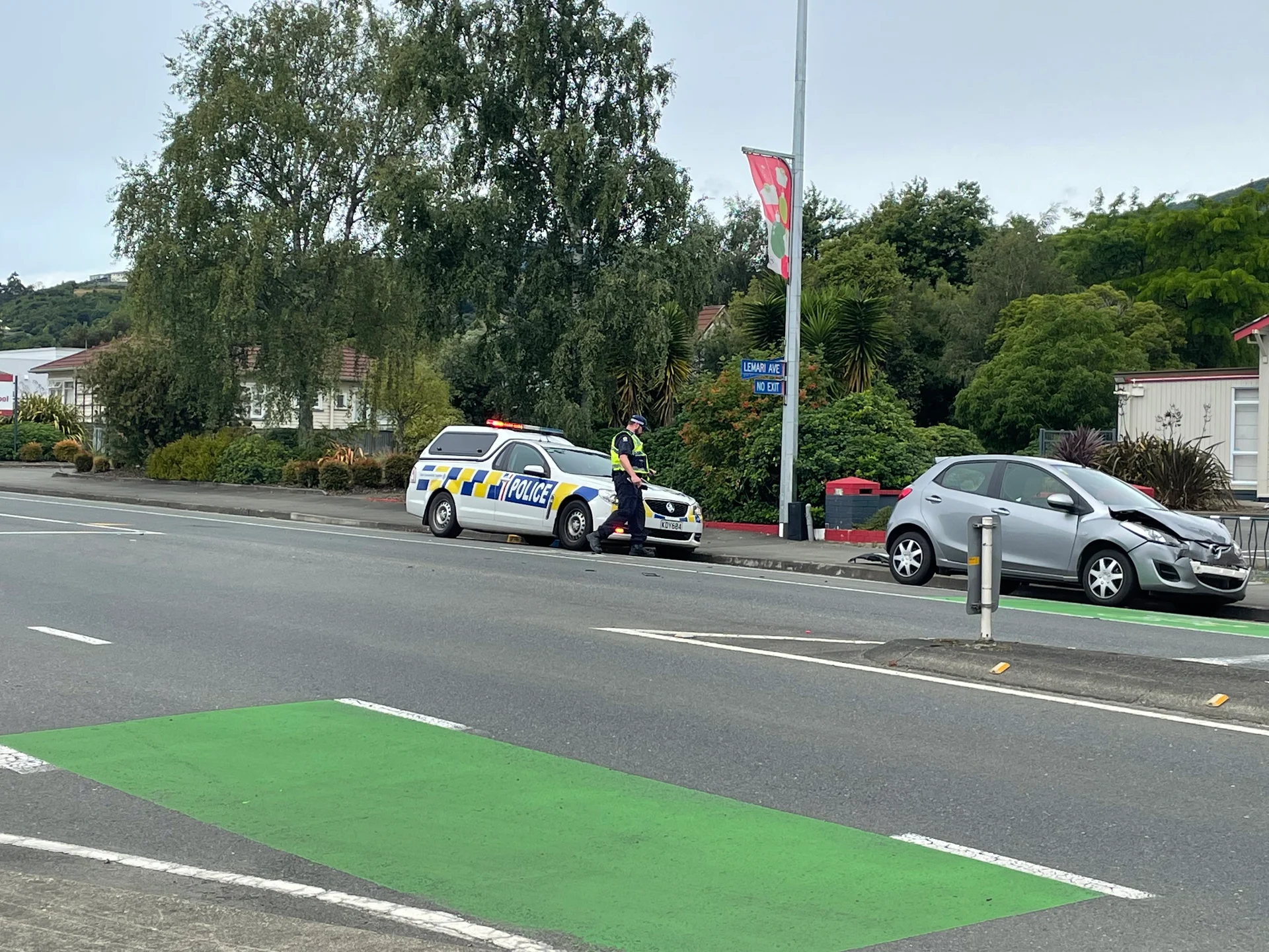 Three car crash Main Rd Stoke
