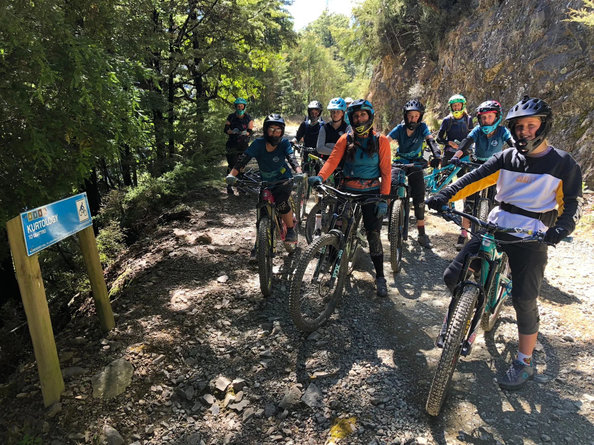 Wāhine take over Wairoa Gorge bike park