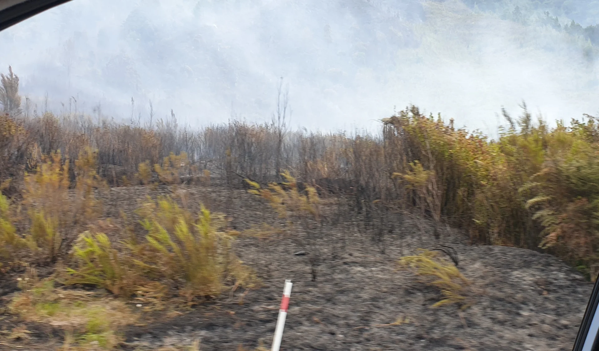 Four helicopters fighting scrub fire near Murchison