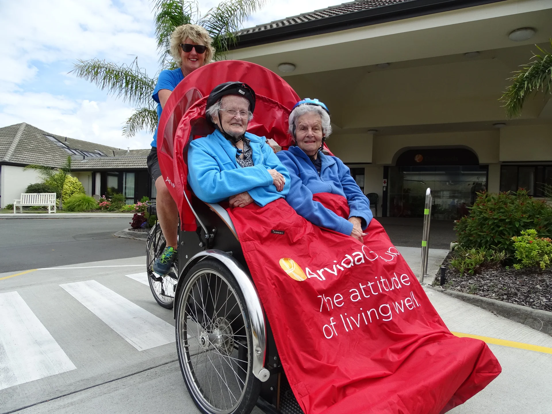 Retirement village residents back on their bike