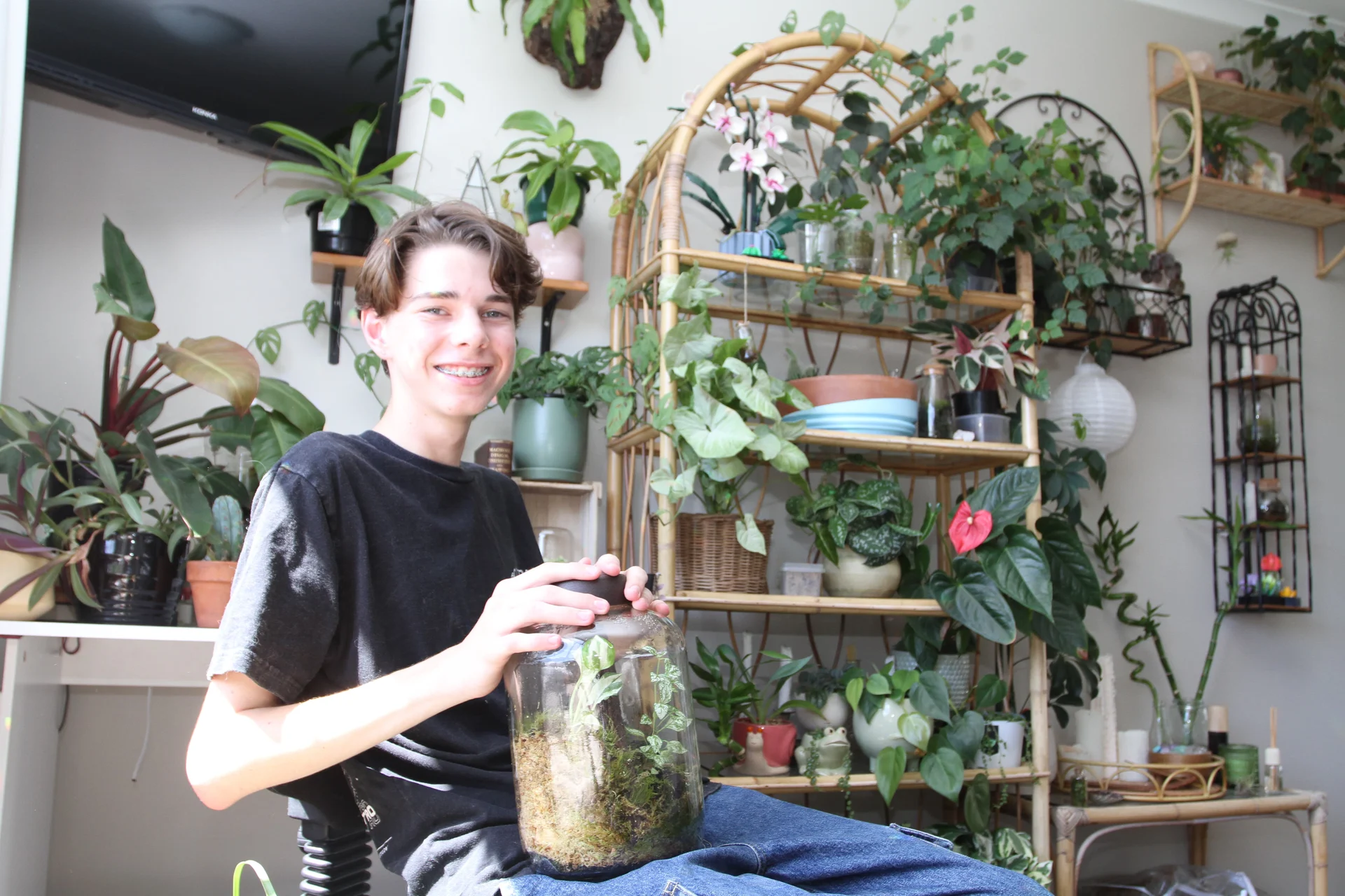 Cooper’s plant collection continues to grow