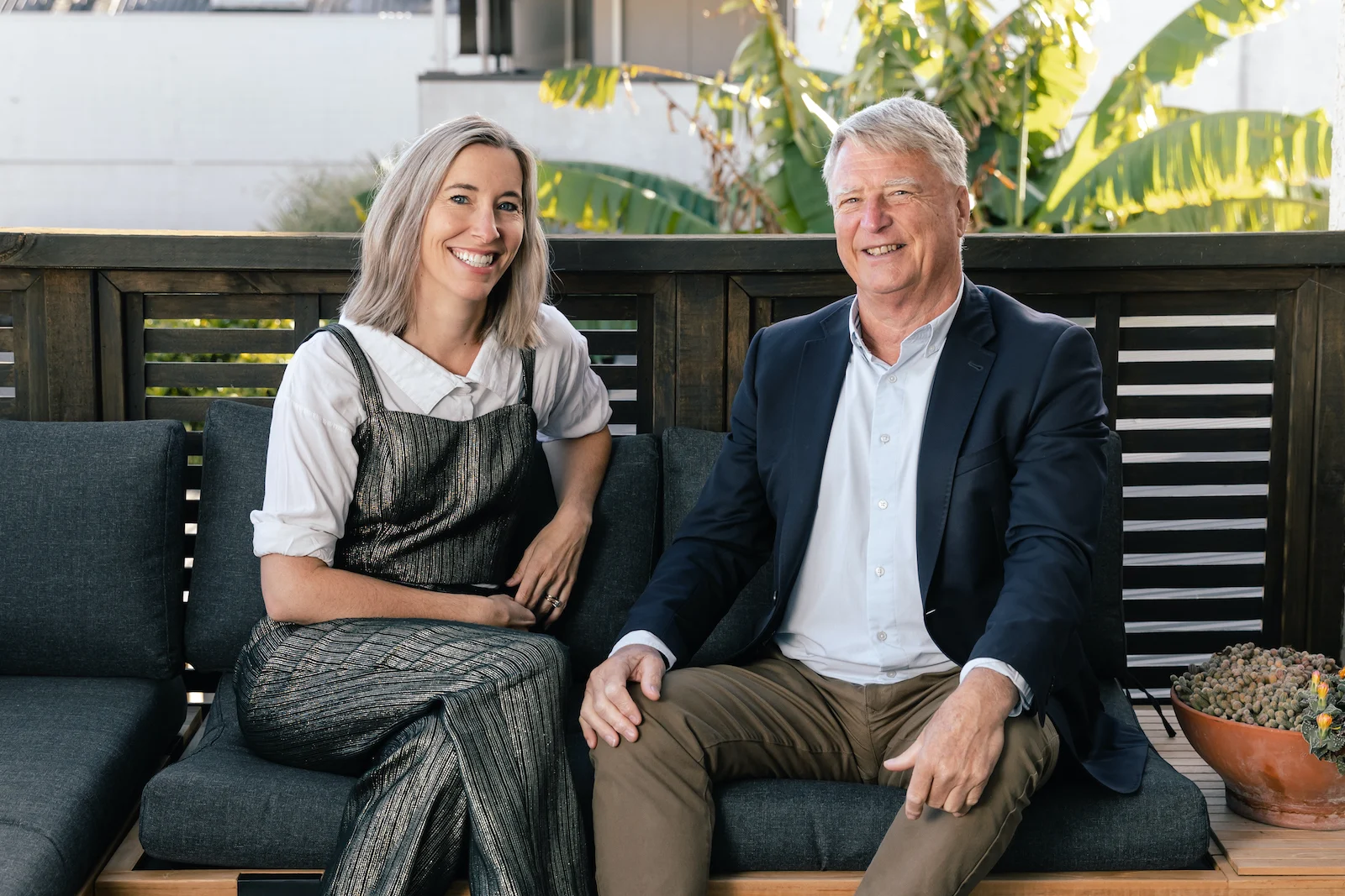 On the couch with Alexandra Isherwood and Paul Le Gros