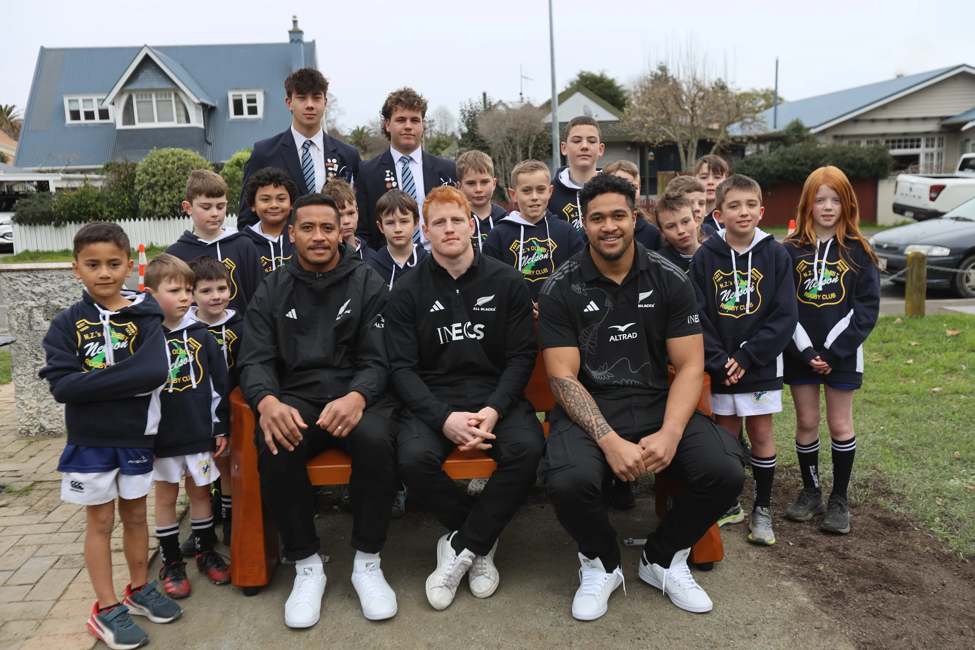 Supporters bench touches down in Nelson