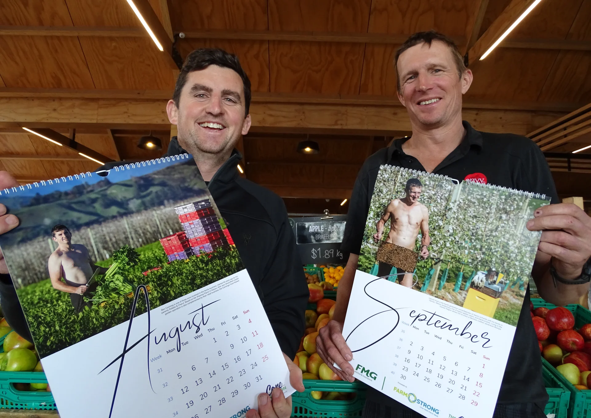 Horti Boys dare to bare for calendar