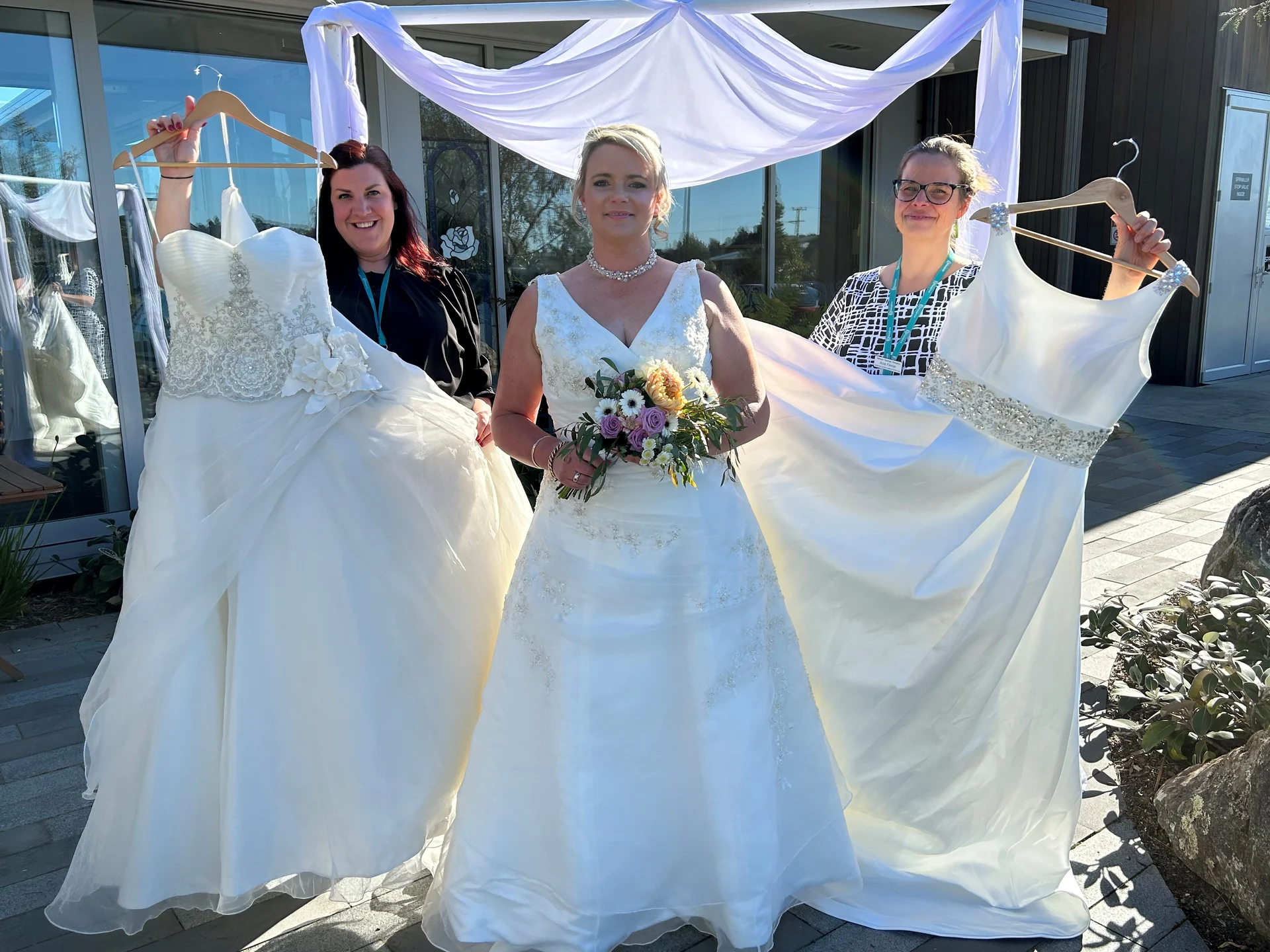 Hospice say yes to the dress