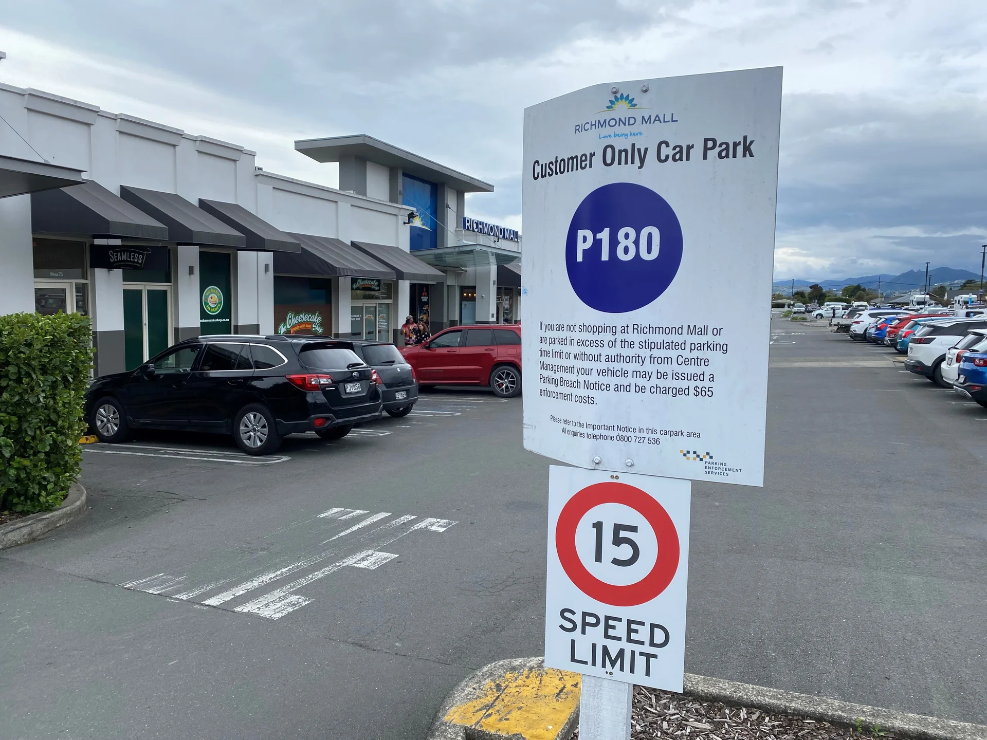 Costly parking for mall goers
