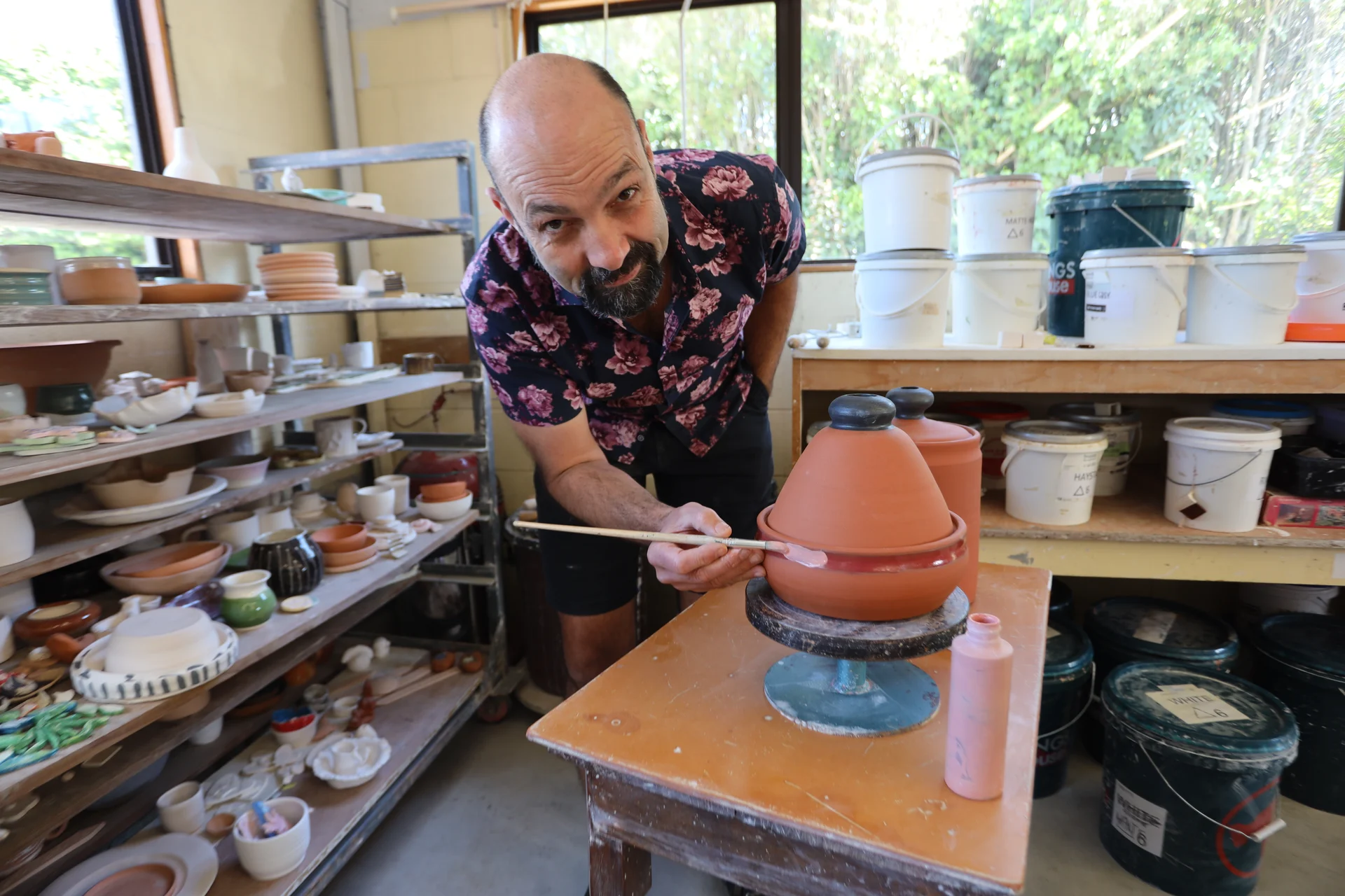 Clayin’ alive at pottery exhibition