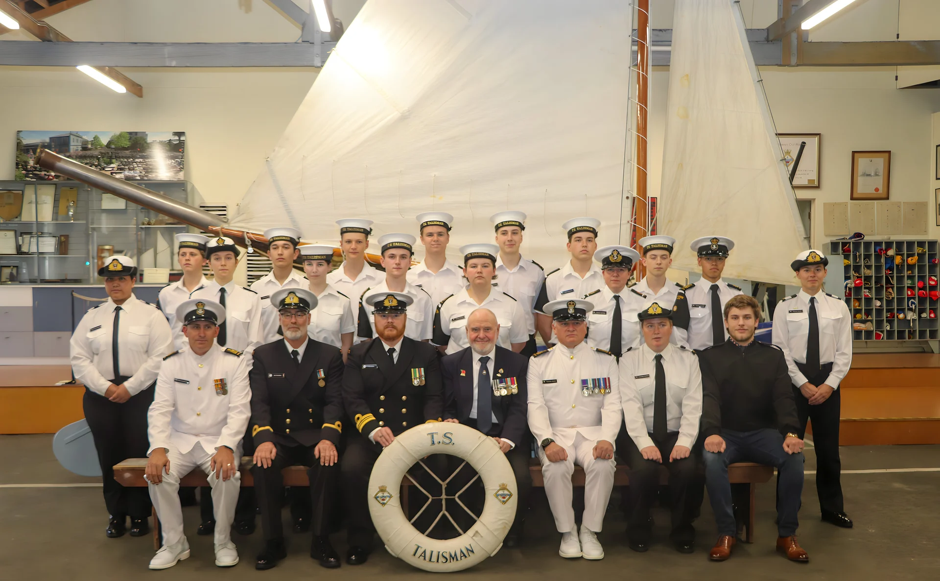 Shipshape vessel returned to cadets