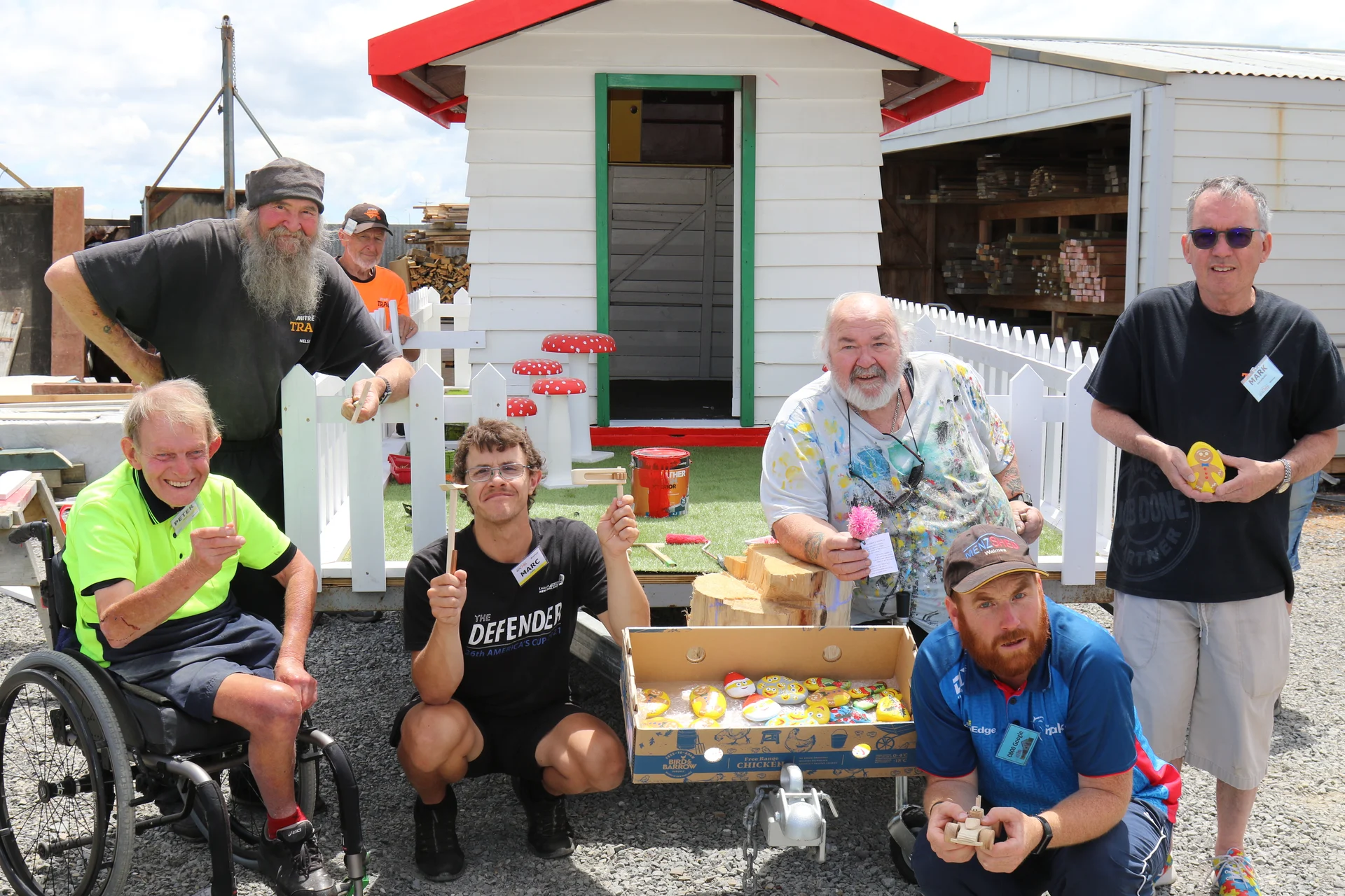 Menzshed merrily meet community Christmas need