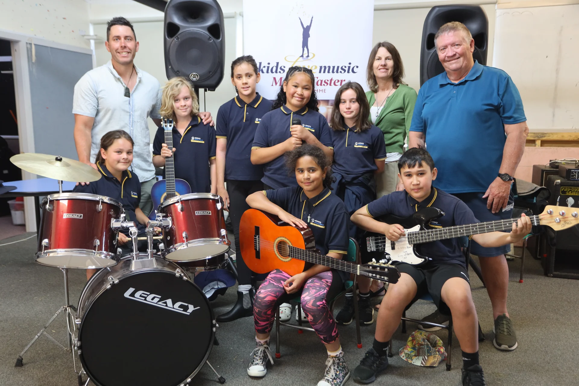 Donation amplifies Victory musicians