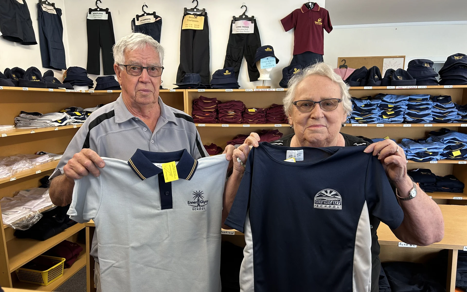 Unbuttoning school uniform term