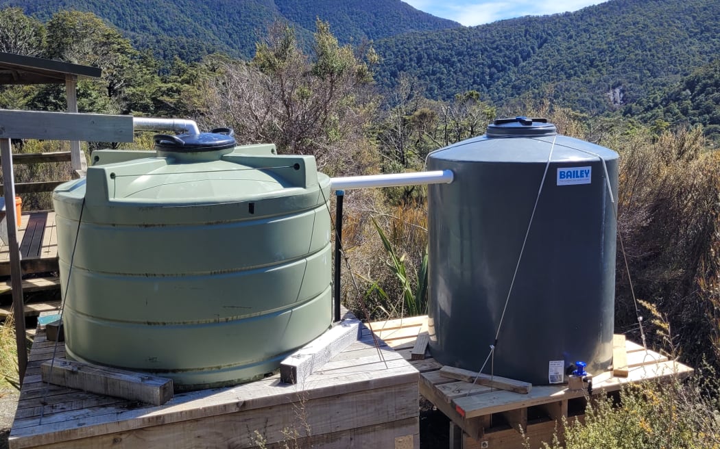 New water tanks boost water supply for hikers at top of the South Island