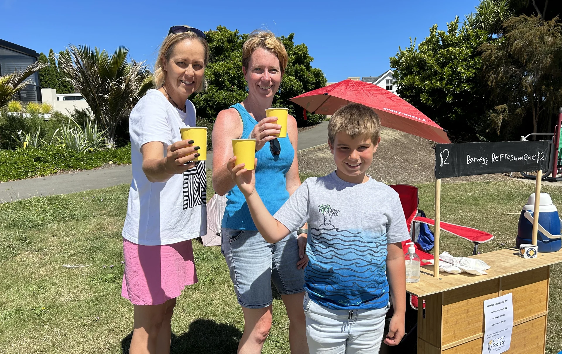 When life gives you lemons, raise charity funds