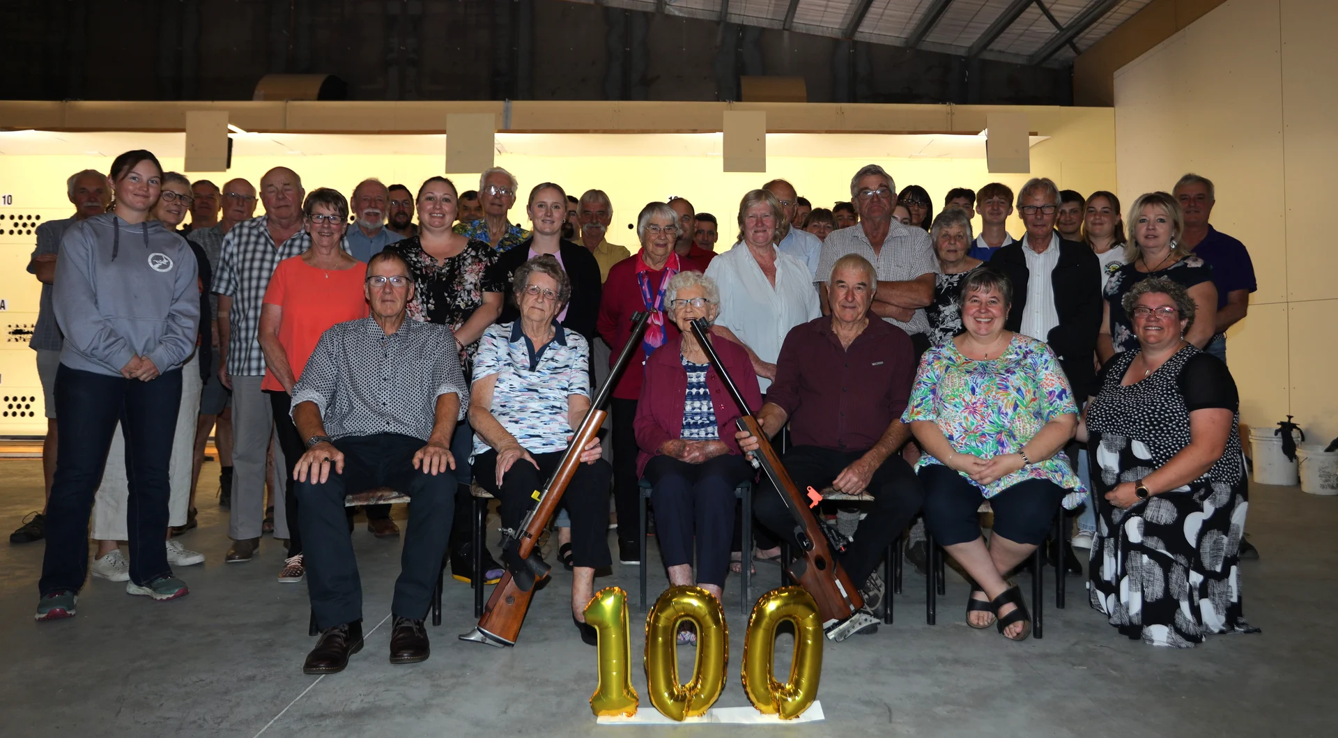 Hundred club with the golden guns