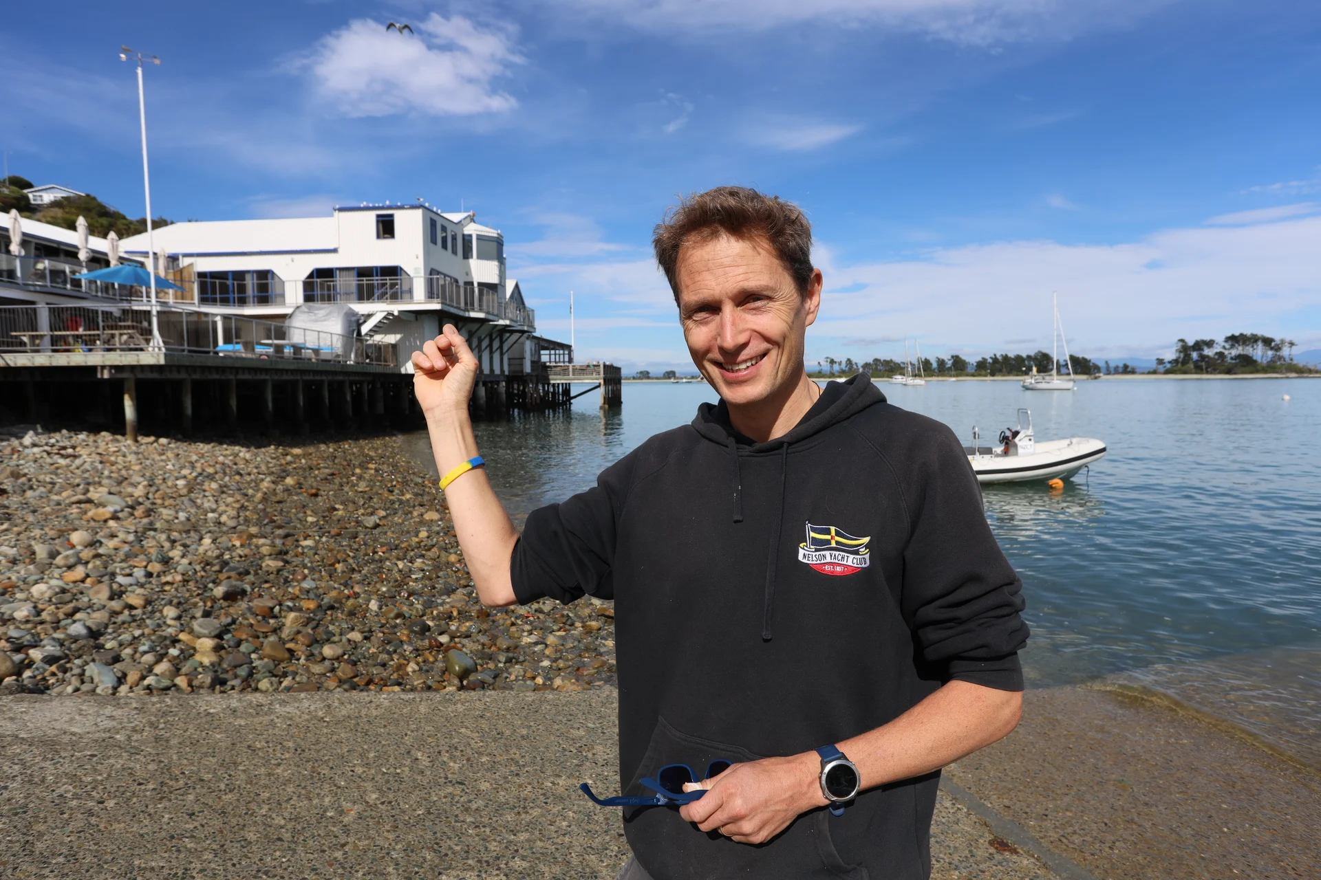 Yacht club navigates quake proof course