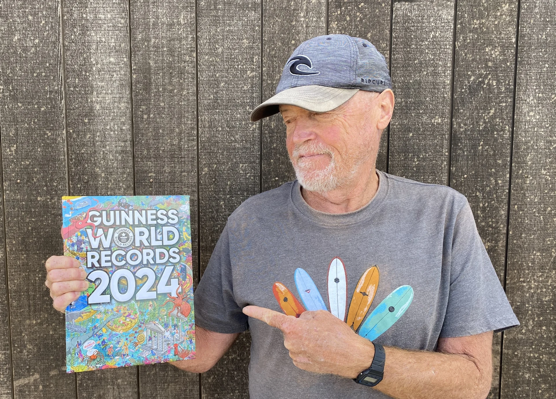 Record book spot for Jim