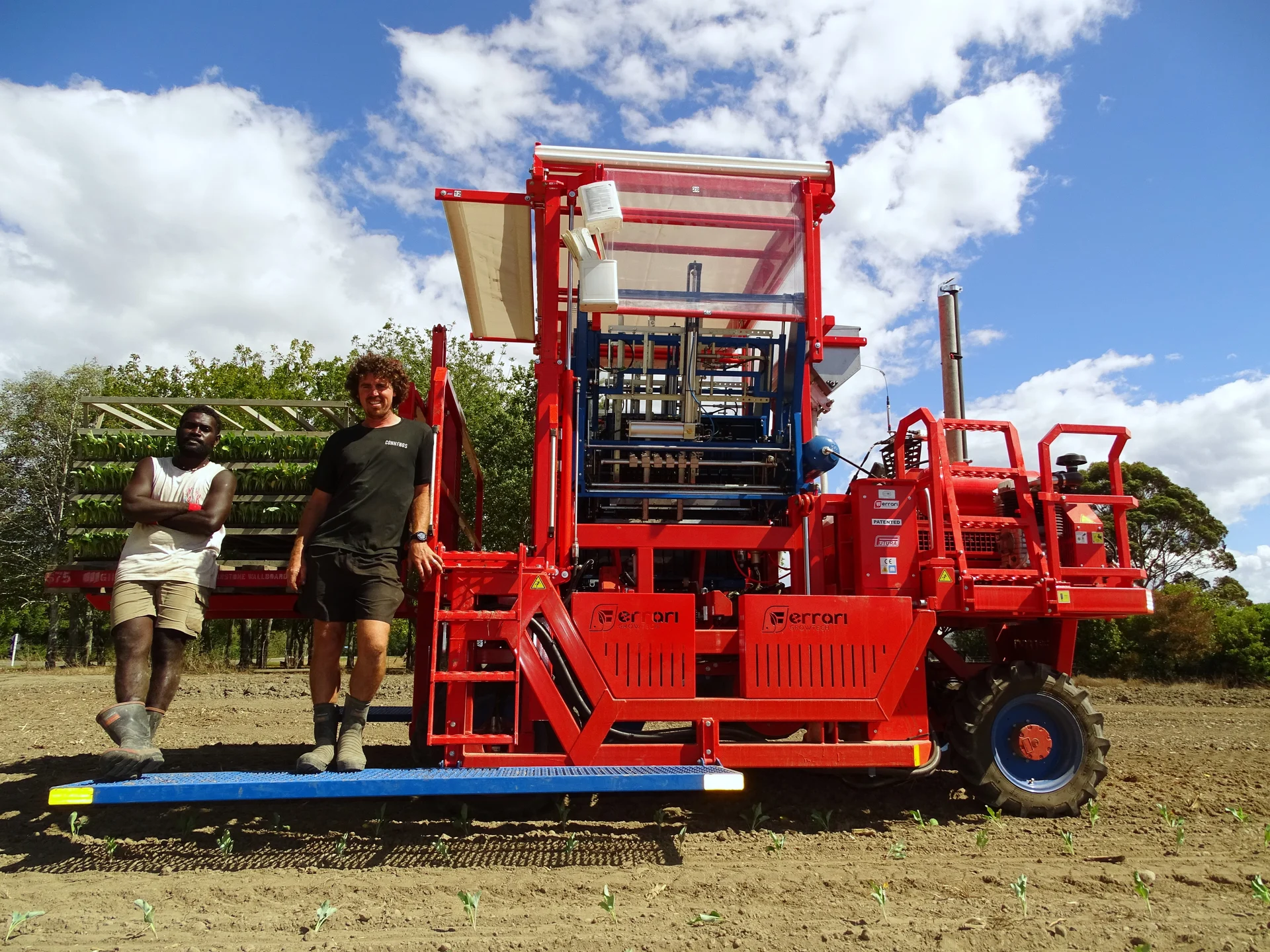 Machine takes over planting