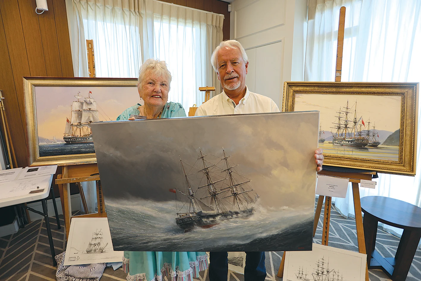 Bolton reunion anchors memories and paintings