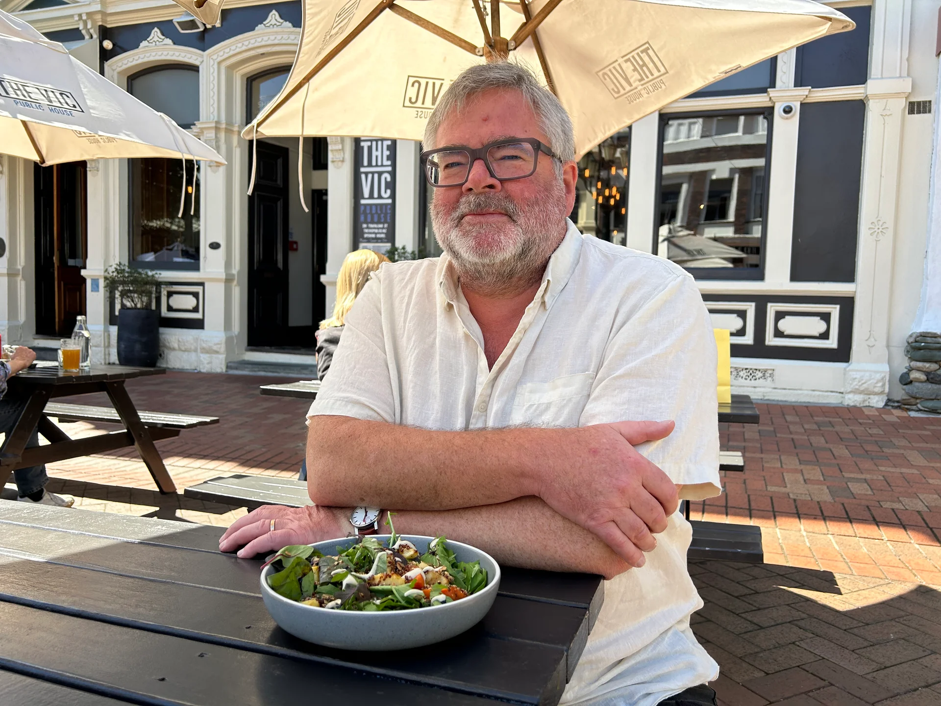 Burgers, beers and banter with Giles Burton