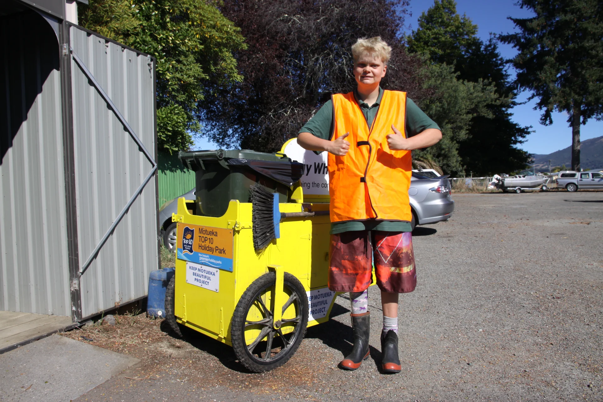 Litter cart rides again