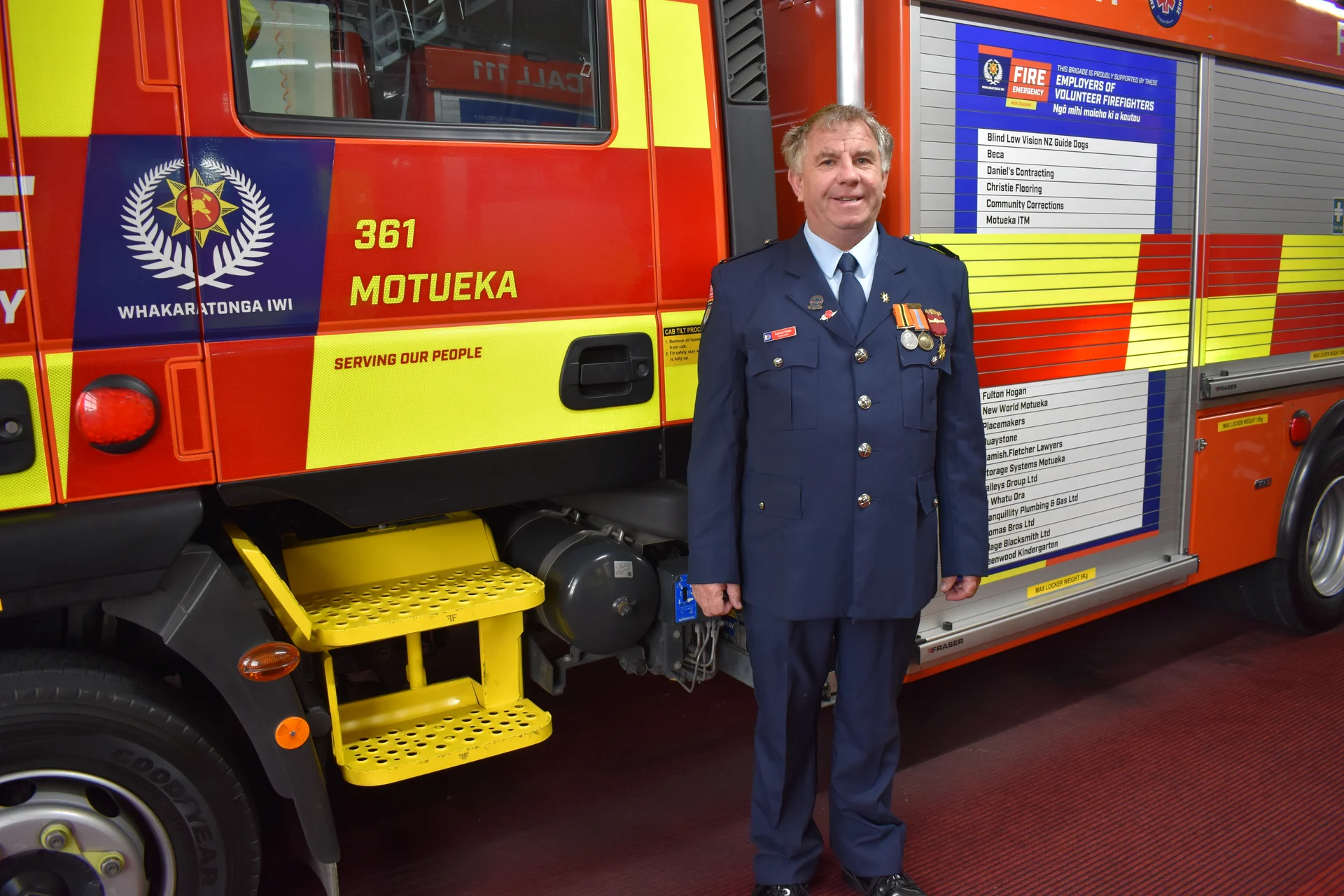 Blazing milestone: 25 years as volunteer