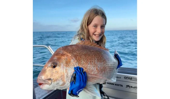Brianna lands the big one in Snapper Cup