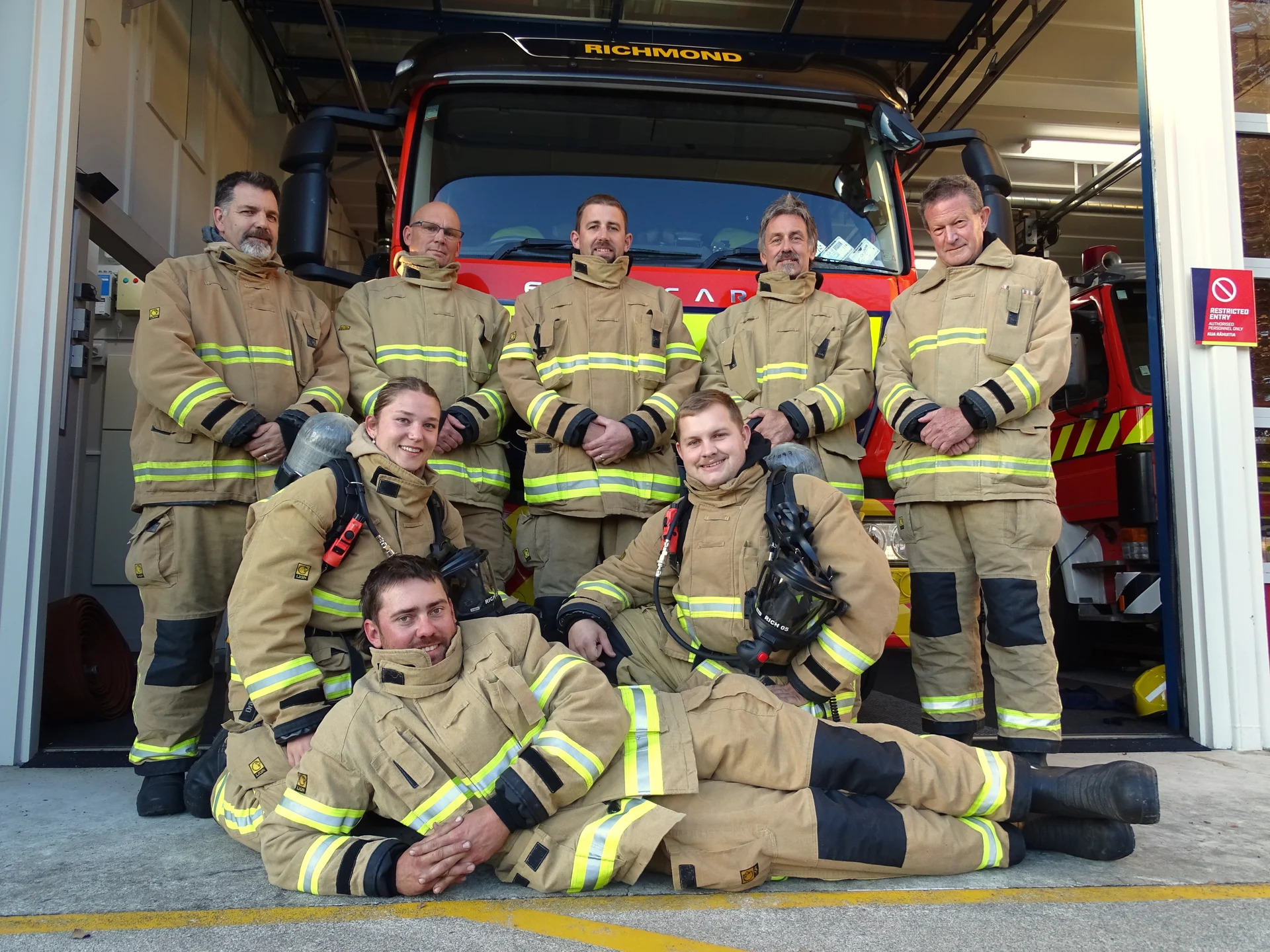 Local brigades take on Sky Tower challenge