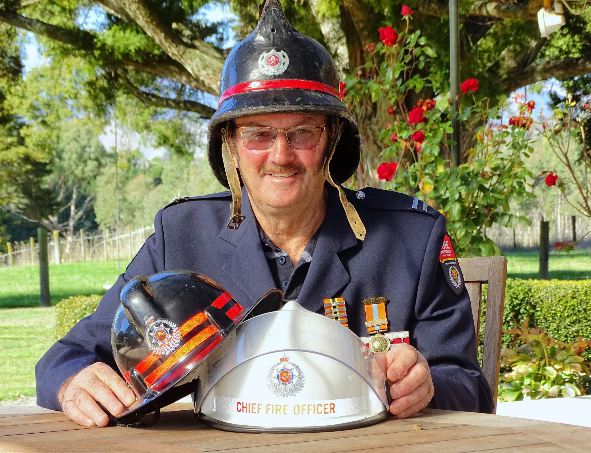 Volunteer firefighter clocks up 50 years