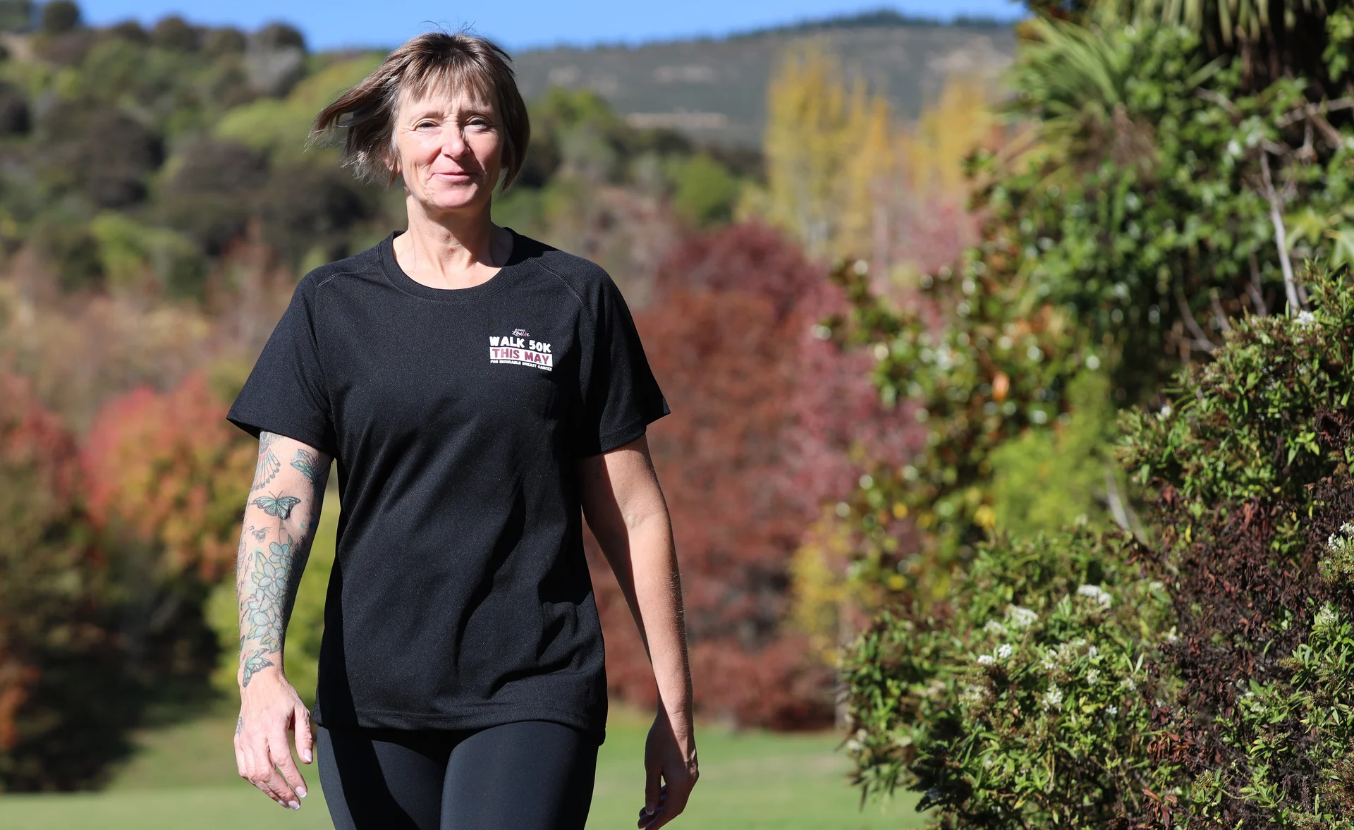 Racking up kilometres for breast cancer