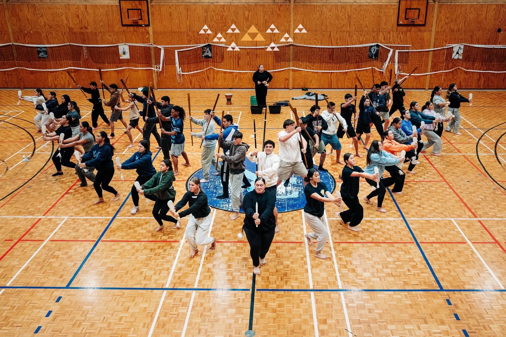 Kapa haka performers take stance in Nelson