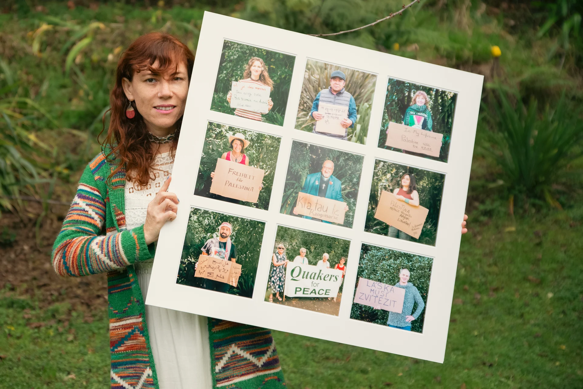 Portraits for Peace exhibition