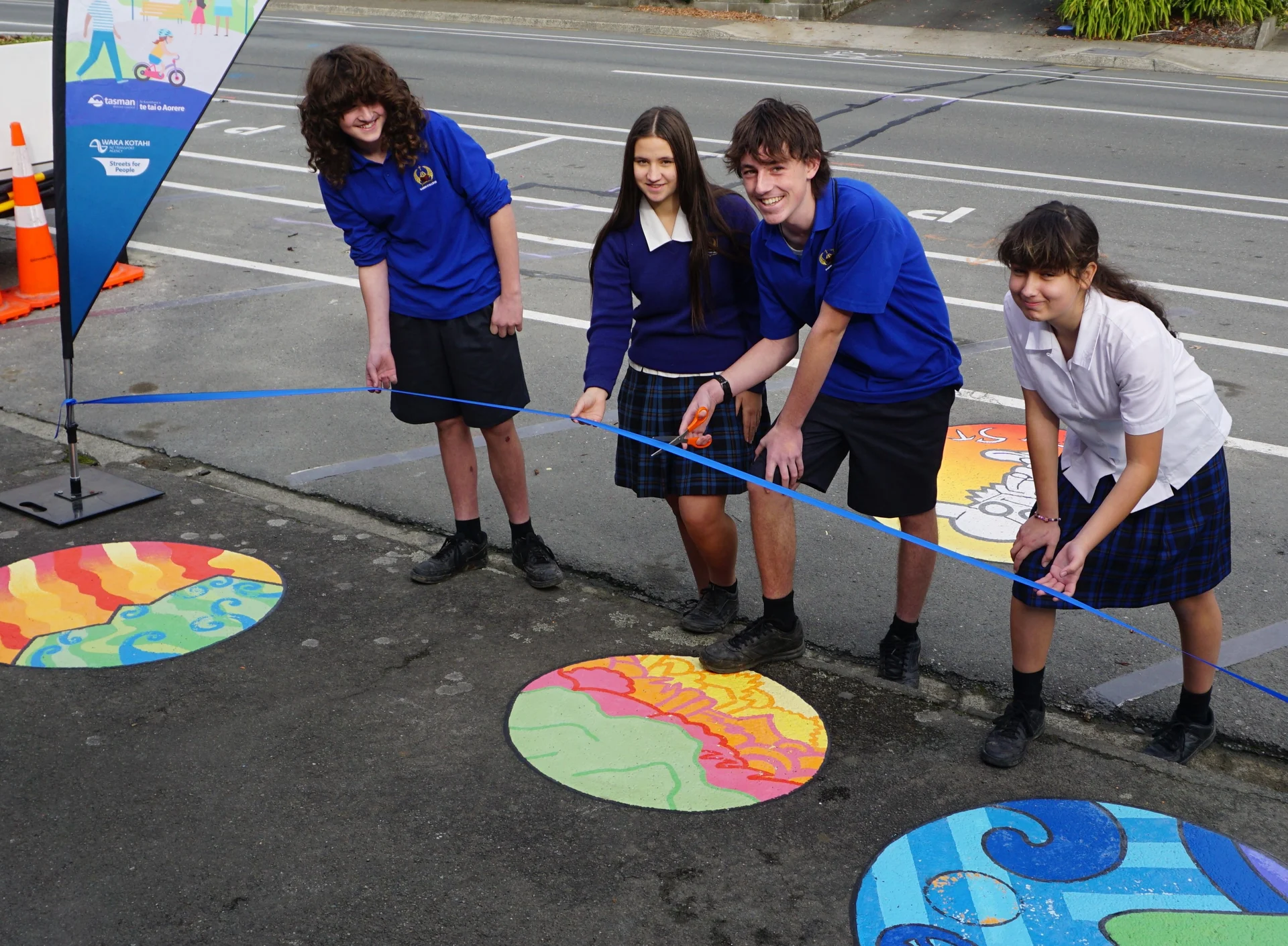 Youthful touch brightens parklet