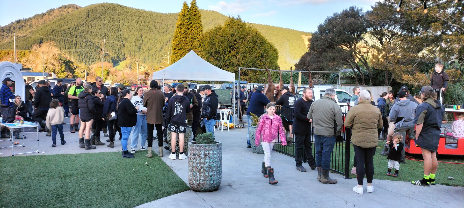 Hunters turn out in force
